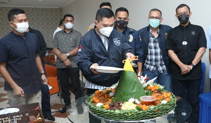 Syukuran HUT Polda Metro Jaya ke-71 digelar sederhana di masa pandemi Covid-19. (Foto: PMJ News).
