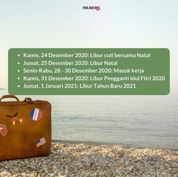 infografis pemangkasan libur Natal dan Tahun Baru. (FMJ News/Ilustrasi).