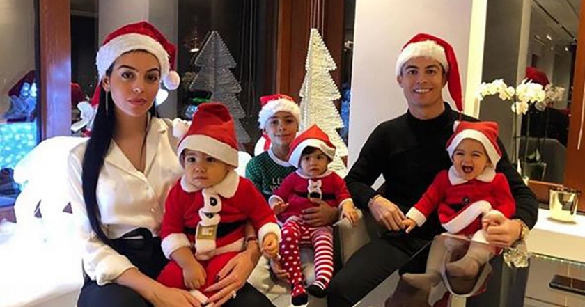 Perayaan Natal Cristiano Ronaldo bersama keluarganya. (Foto: Dok Net)