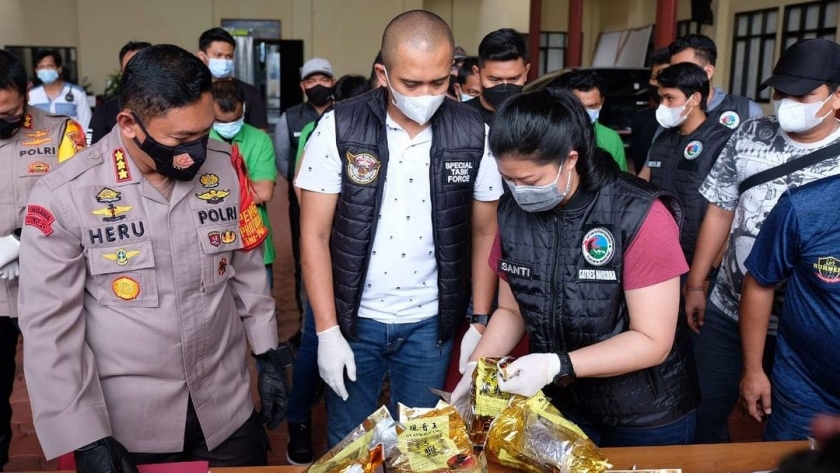 Barang bukti sabu. (Foto : PMJ/IG Polres Pusat). 