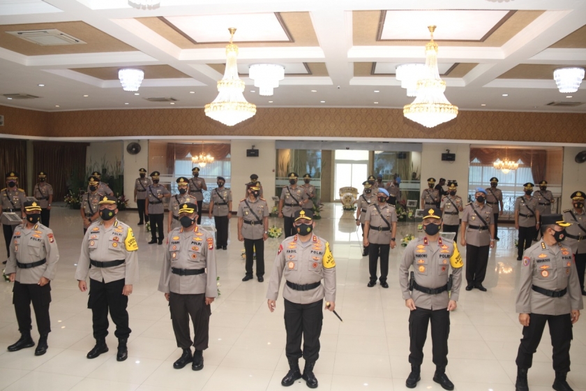 Sertijab di lingkungan Polda Metro Jaya. (Foto: PMJ News)