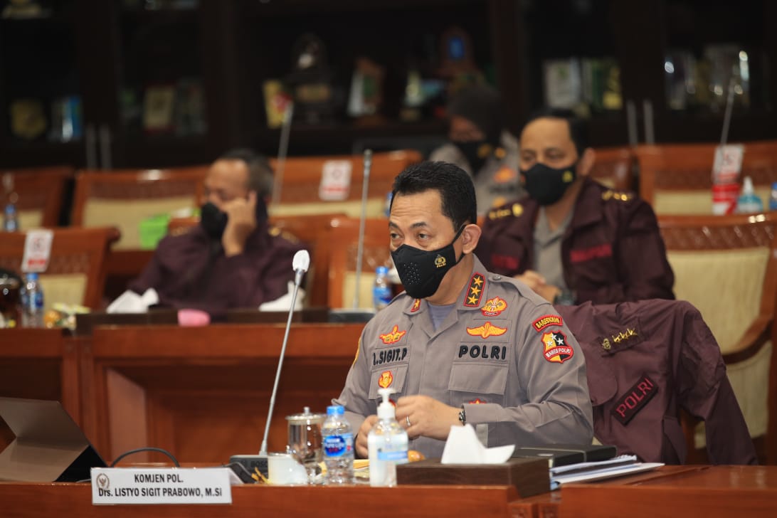 Calon Kapolri tunggal Komjen Pol Listyo Sigit Prabowo. (Foto: PMJ News/ Fajar)