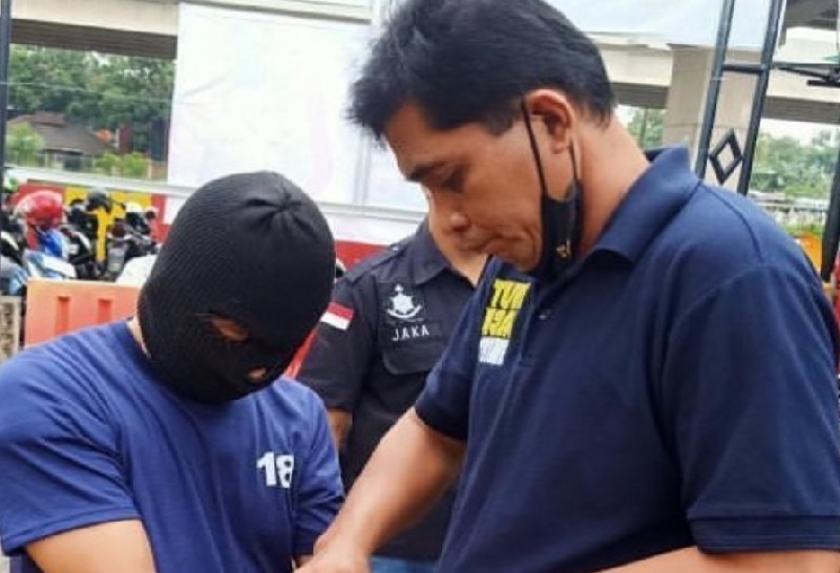 Polisi berhasil menangkap pelaku pelecehan seksual terhadap istri Isa Bajaj. (Foto: PMJ News/Instagram @isa_bajaj).