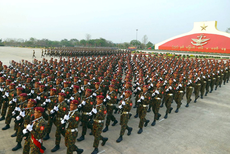 Pasukan militer Myanmar tengah mengambil alih kekuasaan. (Foto: Dok Net)