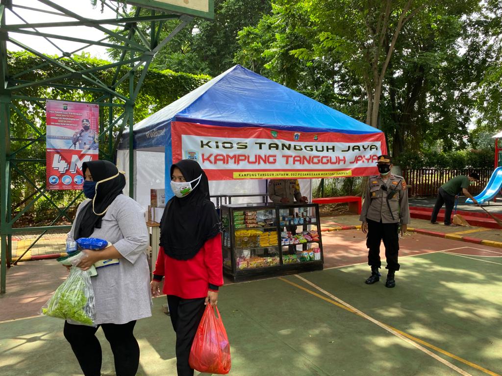 Posko Kampung Tangguh Jaya. (Foto : Dok PMJ). 