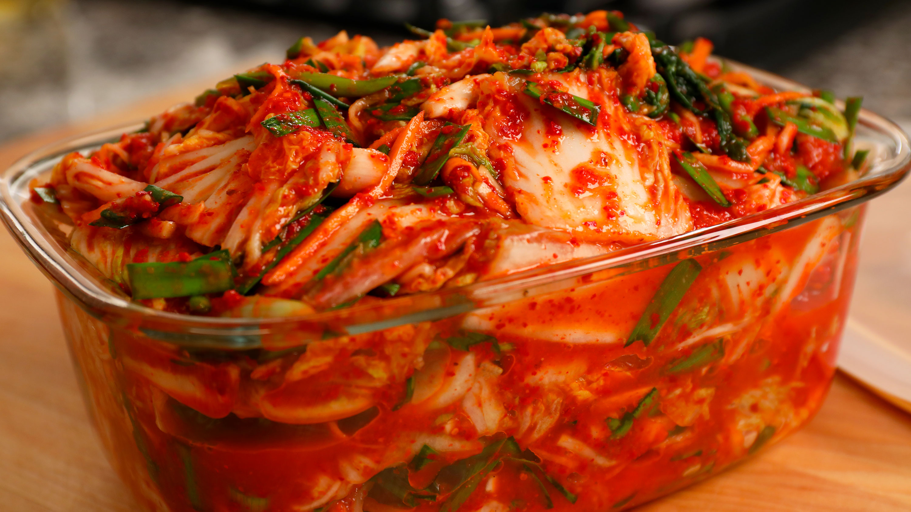 Kimchi makanan khas Korea dipercaya sebagai pereda stres. (Foto:PMJ News/doknet)
