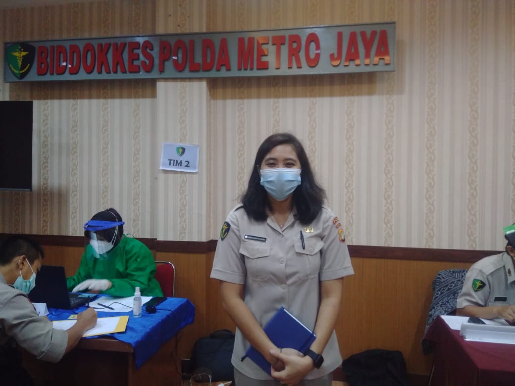 Dokter Amel Biddokes Polda Metro Jaya. (Foto ; PMJ/Yen). 