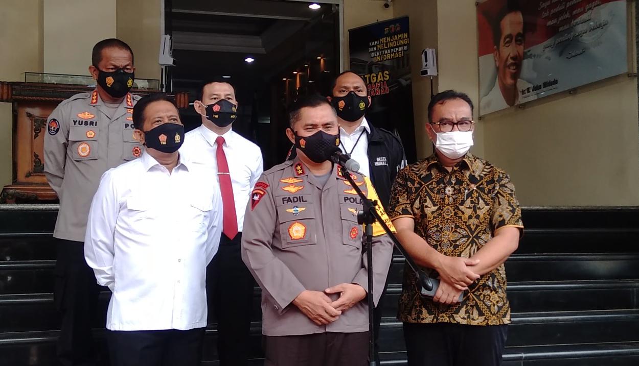 Kapolda Metro Jaya Irjen Pol Fadil Imran berikan keterangan. (Foto ;PMJ/Yen). 
