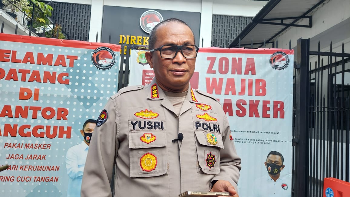 Keterangan  Kabid Humas Polda Metro Jaya, Kombes Pol Yusri Yunus. (Foto: PMJ News/ Yeni)