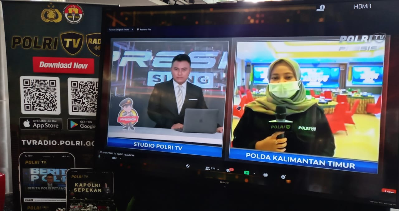 Polri TV Radi menyajikan siaran dari seluruh Indonesia. (Foto: PMJ/Gtg). 