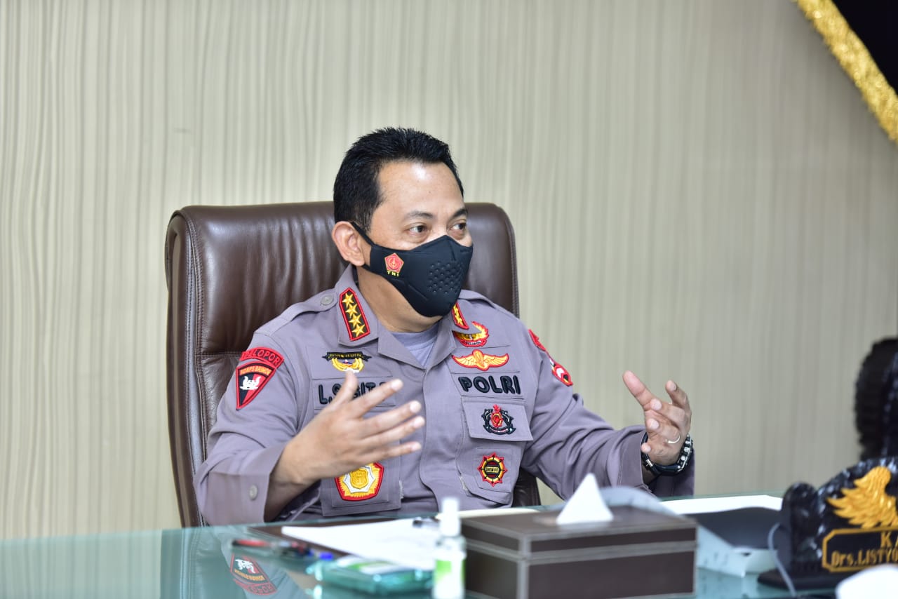Kapolri Jenderal Pol Listyo Sigit Prabowo. (Foto: PMJ News)