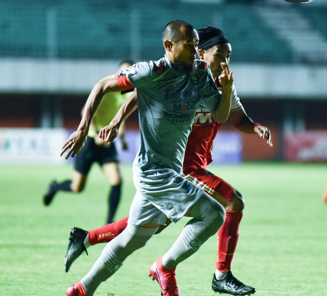 Laga Persib Bandung Vs Persija di Final leg 1 Piala Menpora 2021. (Foto: Instagram Persib). 