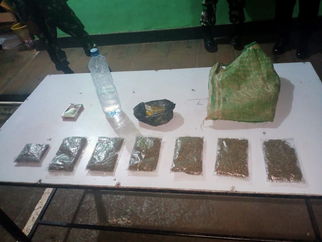 Barang bukti ganja yang diamankan polisi. (Foto: PMJ News)