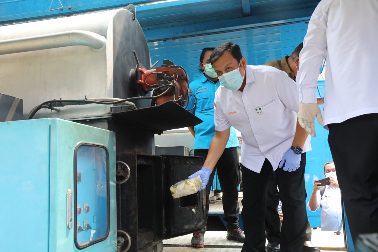 Sejumlah barang bukti dimusnahkan. (Foto : PMJ/IG BNN). 