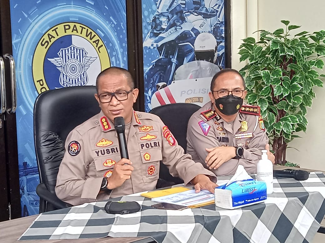 Kabid Humas Polda Metro Jaya Kombes Pol Yusri Yunus berikan keterangan. (Foto ; PMJ/Yenni). 