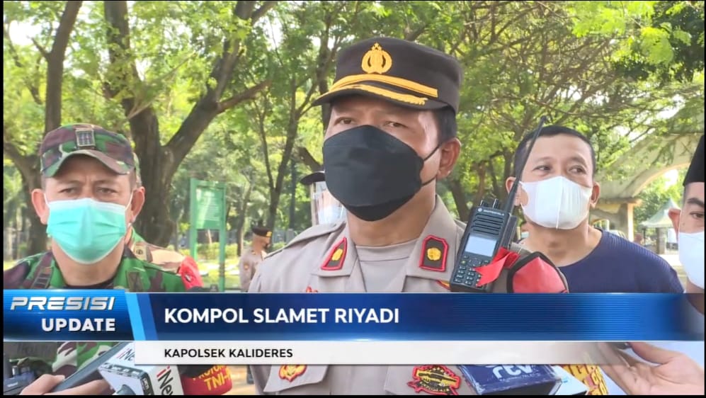 Kapolsek Kalideres Kompol Slamet Riyadi.  (Foto: PMJ News/ Tangkapan Layar Presisi Update TV Radio Polri). 