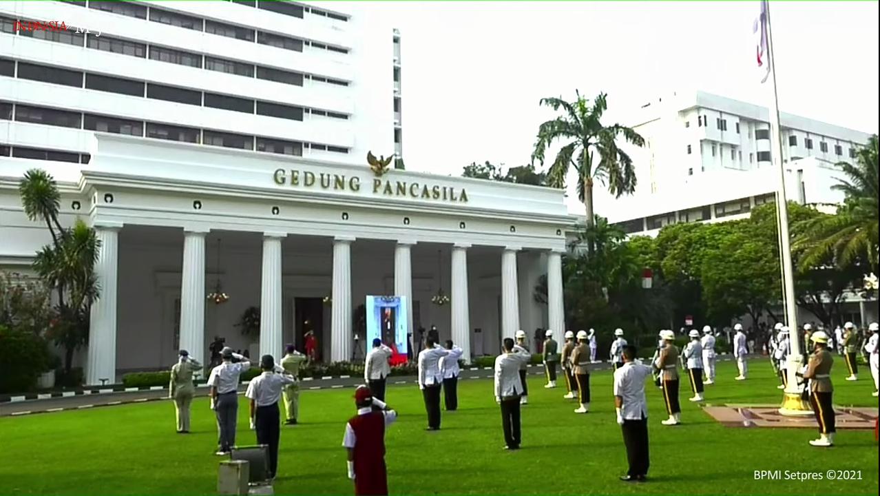 Upacara peringatan kelahiran Pancasila. (Foto : PMJ/Sekpres).