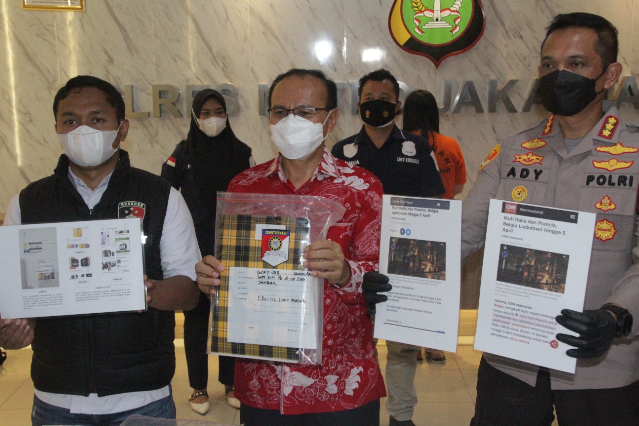Keterangan Kapolres Metro Jakarta Barat, Kombes Pol Ady Wibowo. (Foto: PMJ News/ Yeni)