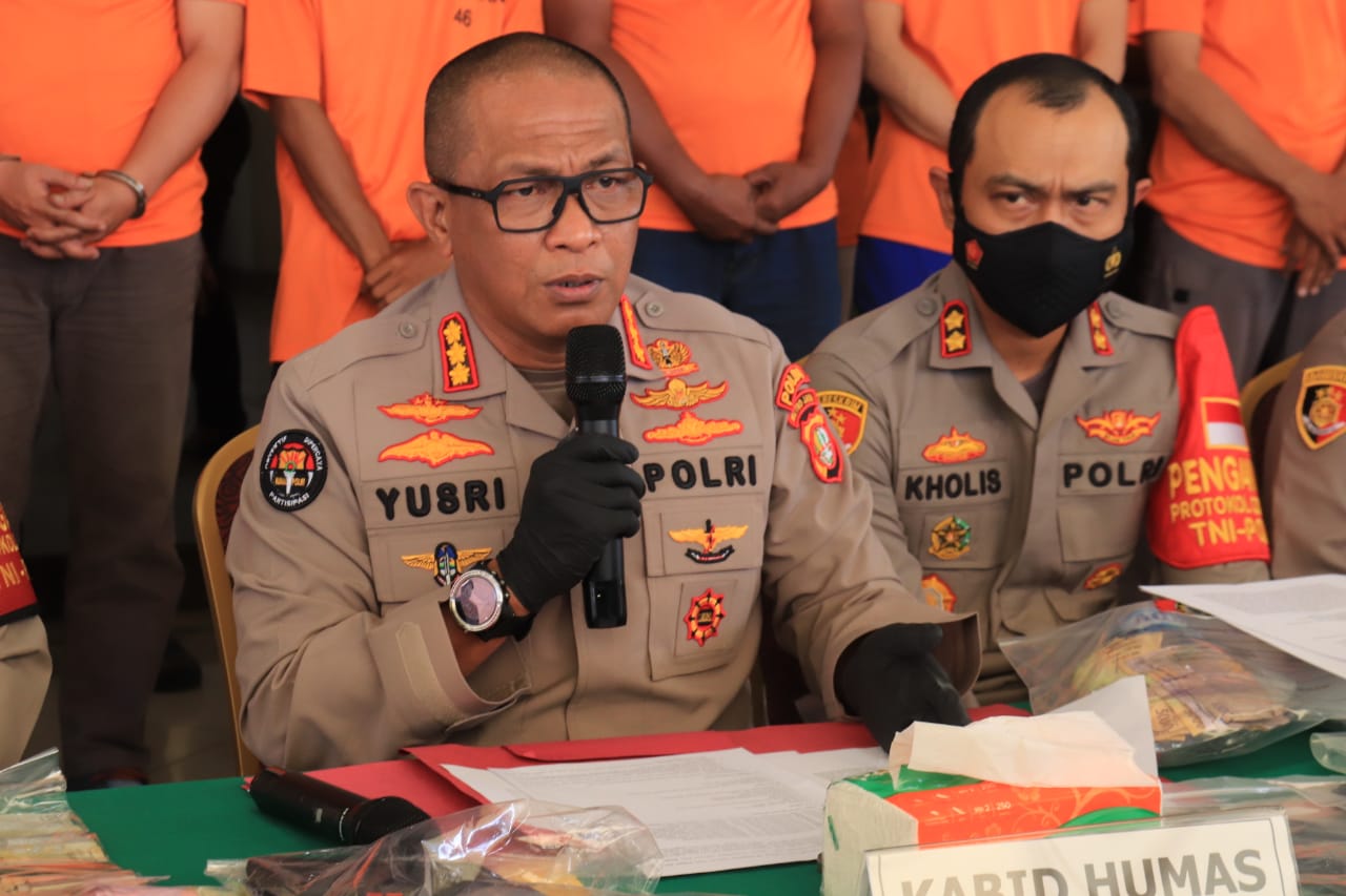 Kabid Humas Polda Metro Yusri Yunus berikan keterangan. (Foto : Dok PMJ). 