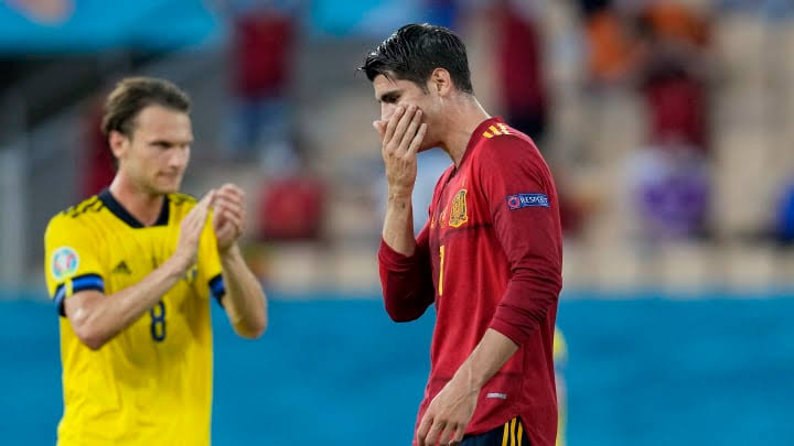 Hasil pertandingan Euro: Timnas Spanyol 0-0 Timnas Swedia. (Foto: Dok Net). 