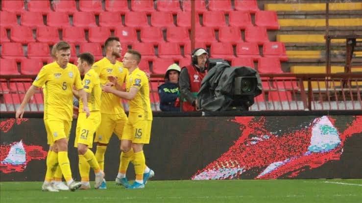 Timnas Ukraina 2-1 Makedonia Utara. (Foto:Dok Net)
