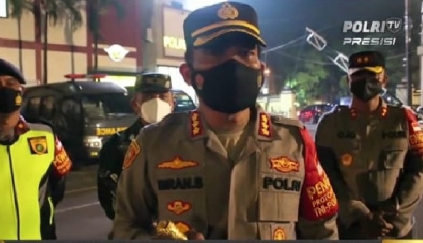 Kapolres Metro Depok, Kombes Pol Imran Edwin Siregar saat memberikan keterangan pers. (Foto: PMJ News/Polri TV).
