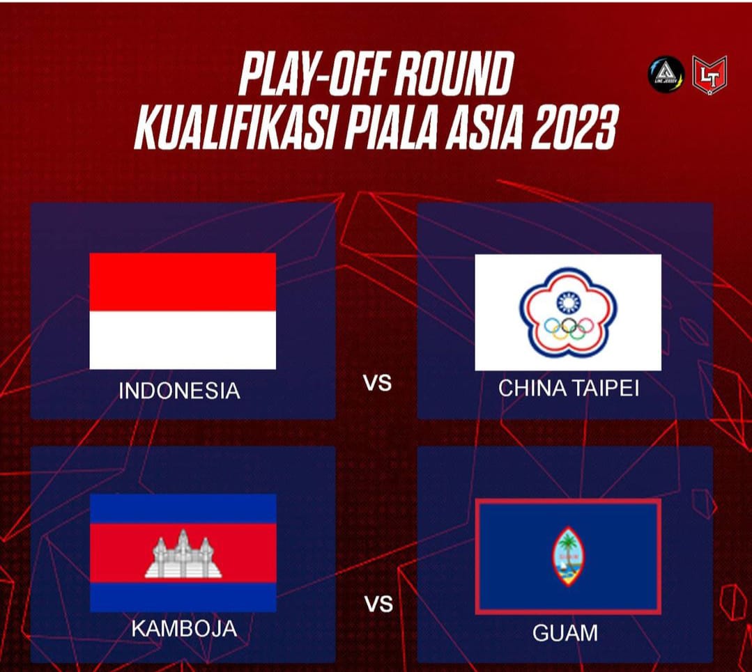 Pertandingan play off kualifikasi Piala Asia 2023. (Foto: Instagram liputan Timnas)