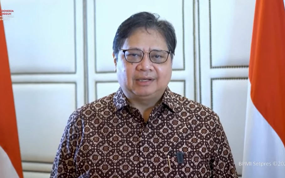 Menteri Koordinator bidang Perekonomian, Airlangga Hartarto. (Foto: PMJ News/YouTube Setpres).