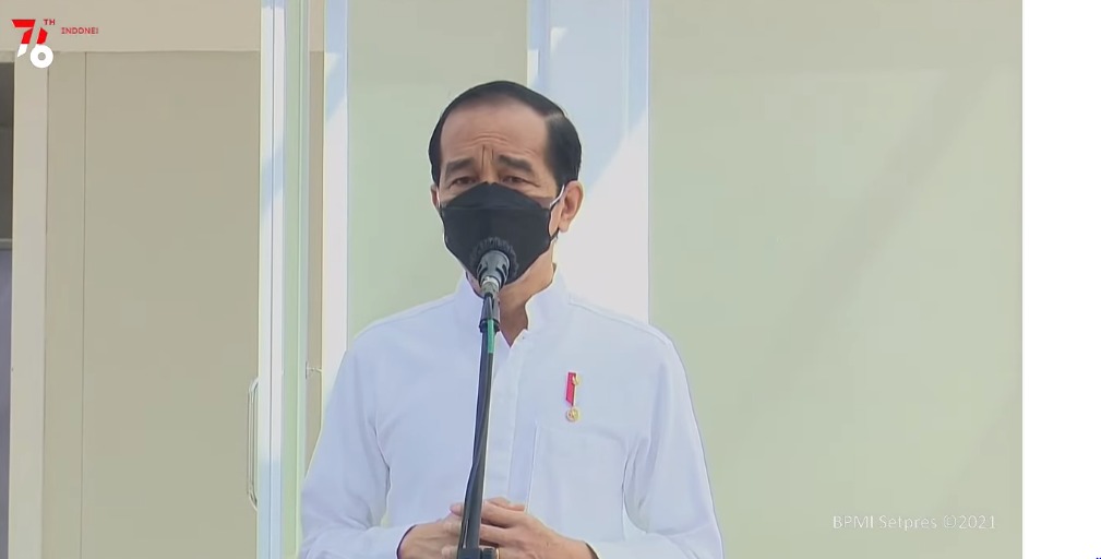 Presiden Jokowi beri keterangan. (Foto: PMJ/Dok Setpres). 