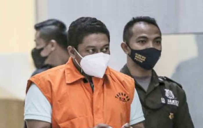 Mantan penyidik KPK, AKP Stepanus Robin Pattuju yang menerima suap dari eks Wali Kota Tanjungbalai, M Syahrial. (Foto: PMJ News/Dok Net).