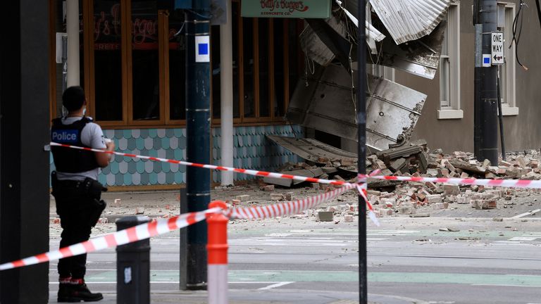 Gempa di Melbourne. (Foto: Dok Net/ Istimewa). 