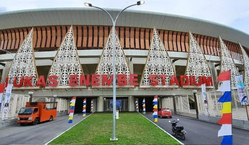 Stadion Lukas Enembe yang menjadi tempat pembukaan PON XX Papua. (Foto: PMJ News/Instagram).