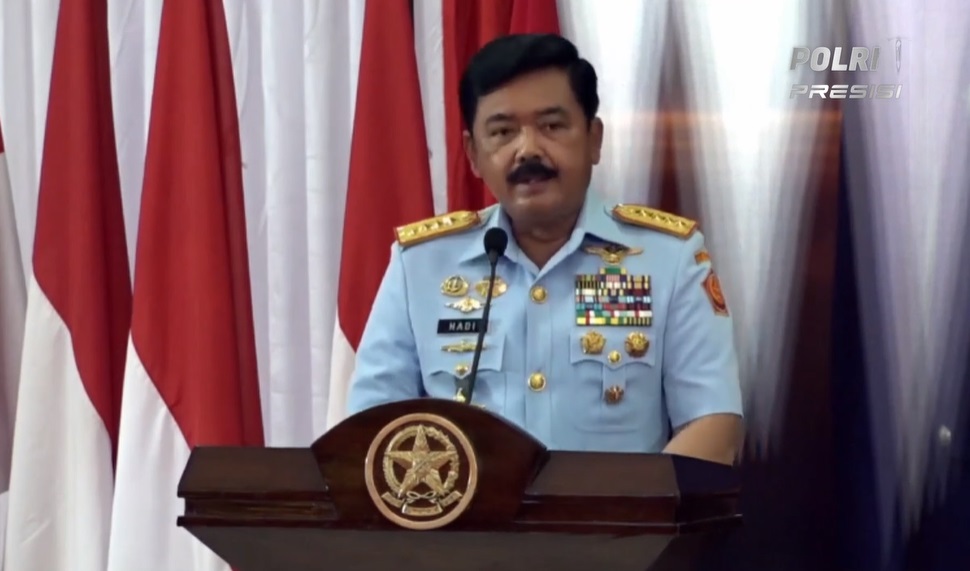 Kapolri Jenderal Listyo Sigit Prabowo memberikan arahan dalam penutupan Diklat Sspimti 2021. (Foto: PMJ News/Polri TV).