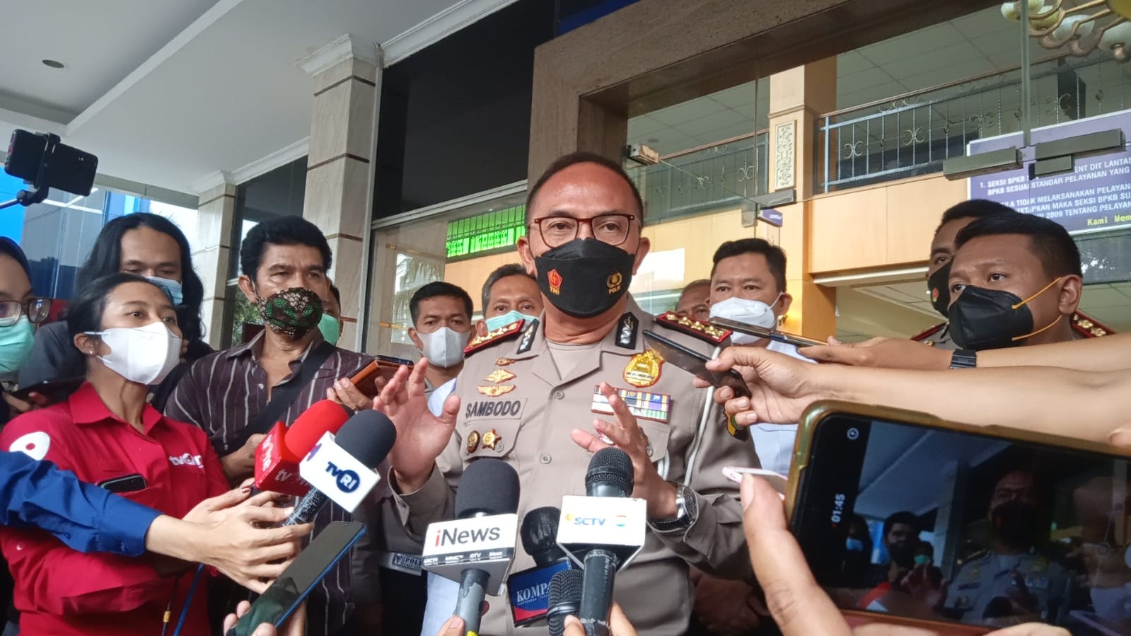 Keterangan Dirlantas Polda Metro Jaya, Kombes Pol Sambodo Purnomo Yogo. (Foto: PMJ News/ Yeni). 