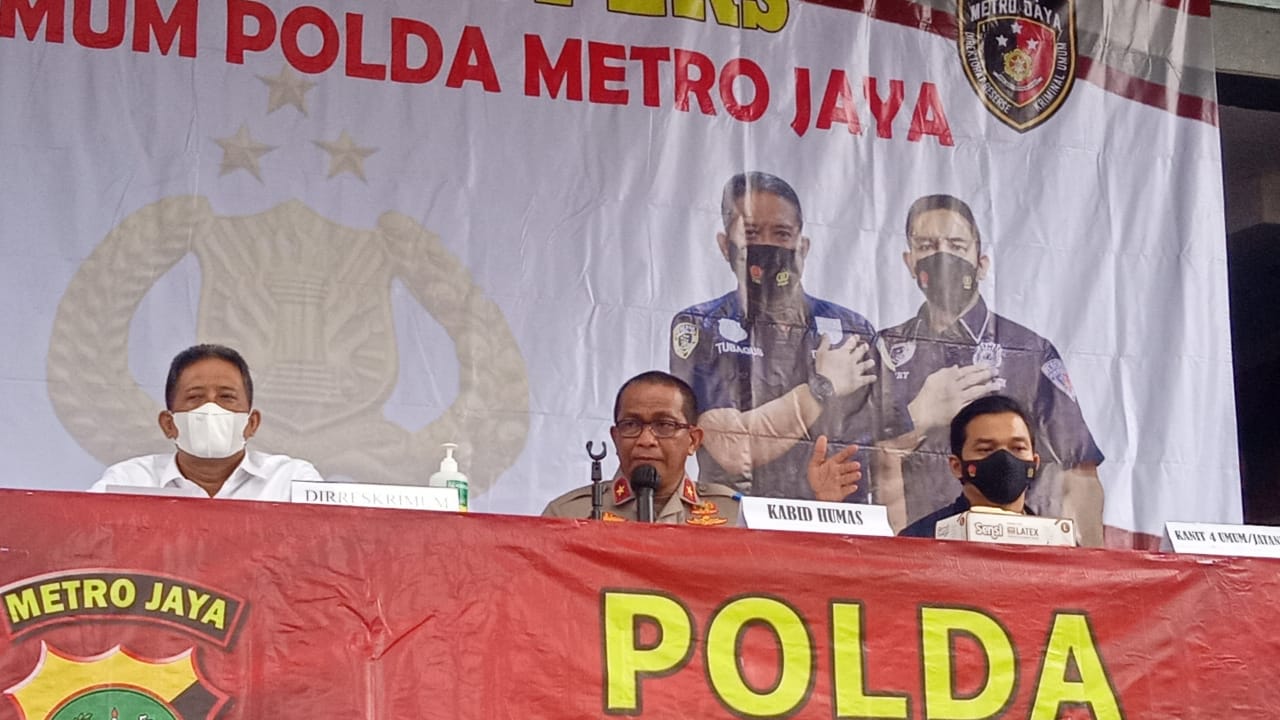 Keterangan Direktur Reserse Kriminal Umum, Kombes Pol Tubagus Ade Hidayat. (Foto: PMJ News/ Yeni). 