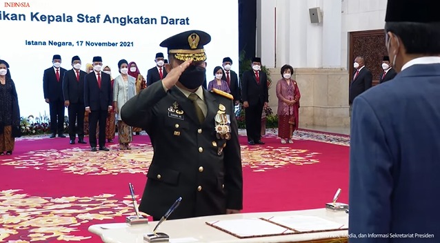 KSAD TNI Jenderal Dudung Abdurachman. (Foto: PMJ News/Biro Setpres)