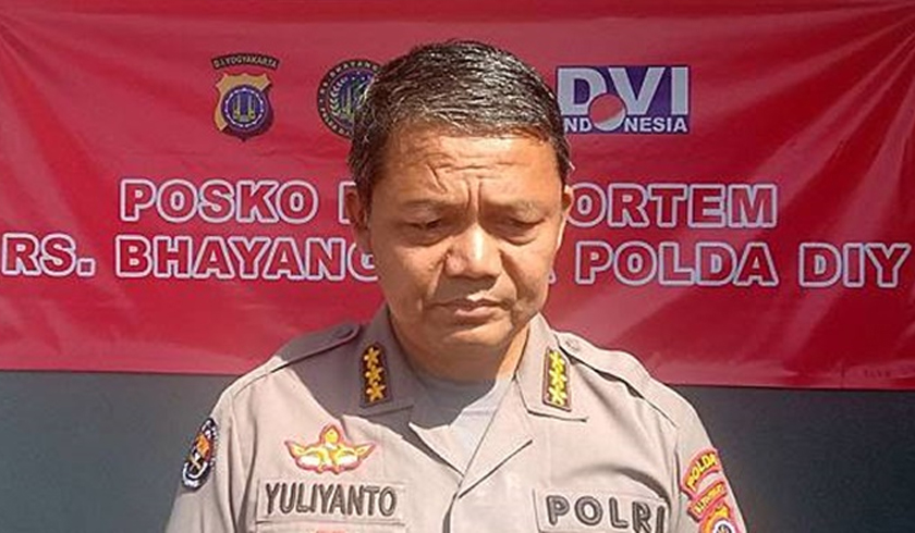 Kabid Humas Polda DIY, Kombes Pol Yuliyanto saat memberikan keterangan. (Foto:PMJ News/Dok Net).