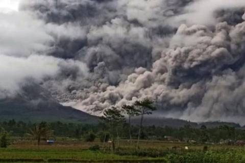 Erupsi Gunung Semeru. (Foto: Dok Net)