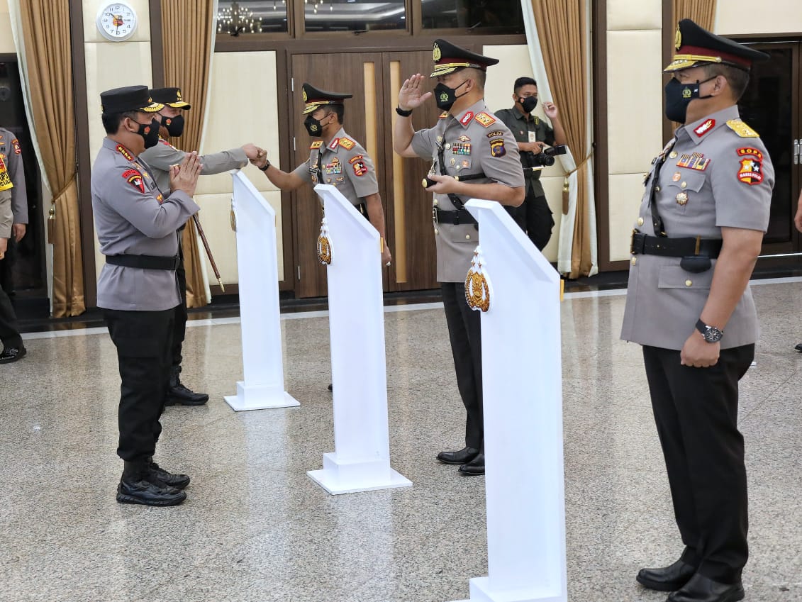Kapolri Jenderal Pol Listyo Sigit Prabowo di Gedung Rupatama Mabes Polri, Jakarta Selatan. (Foto: PMJ News). 