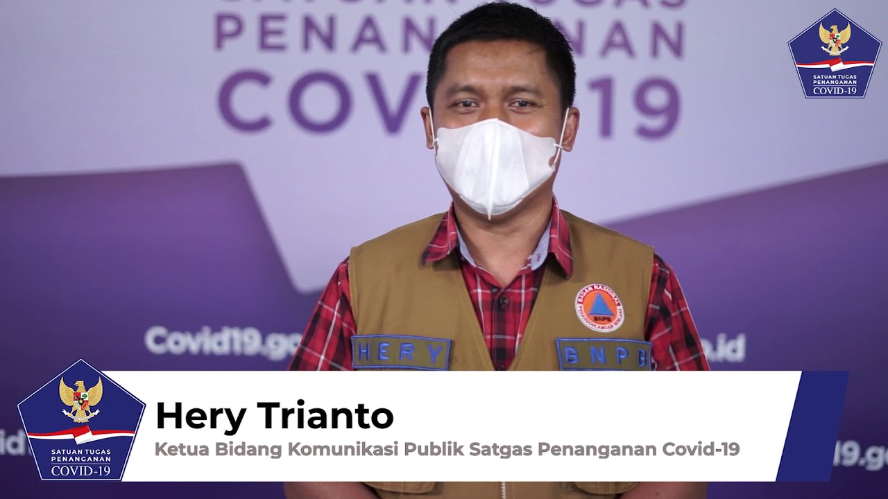 Ketua Bidang Komunikasi Publik Satgas Covid-19 Hery Trianto. (Foto:  YouTube Satgas Covid-19)