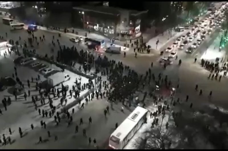 Kerusuhan di Kazakhstan. (Foto: Dok Net)