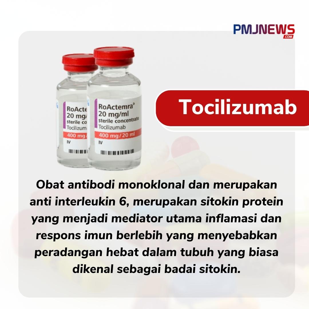 Obat Covid-19 Tocilizumab. (Ilustrasi: PMJ News/Nia)