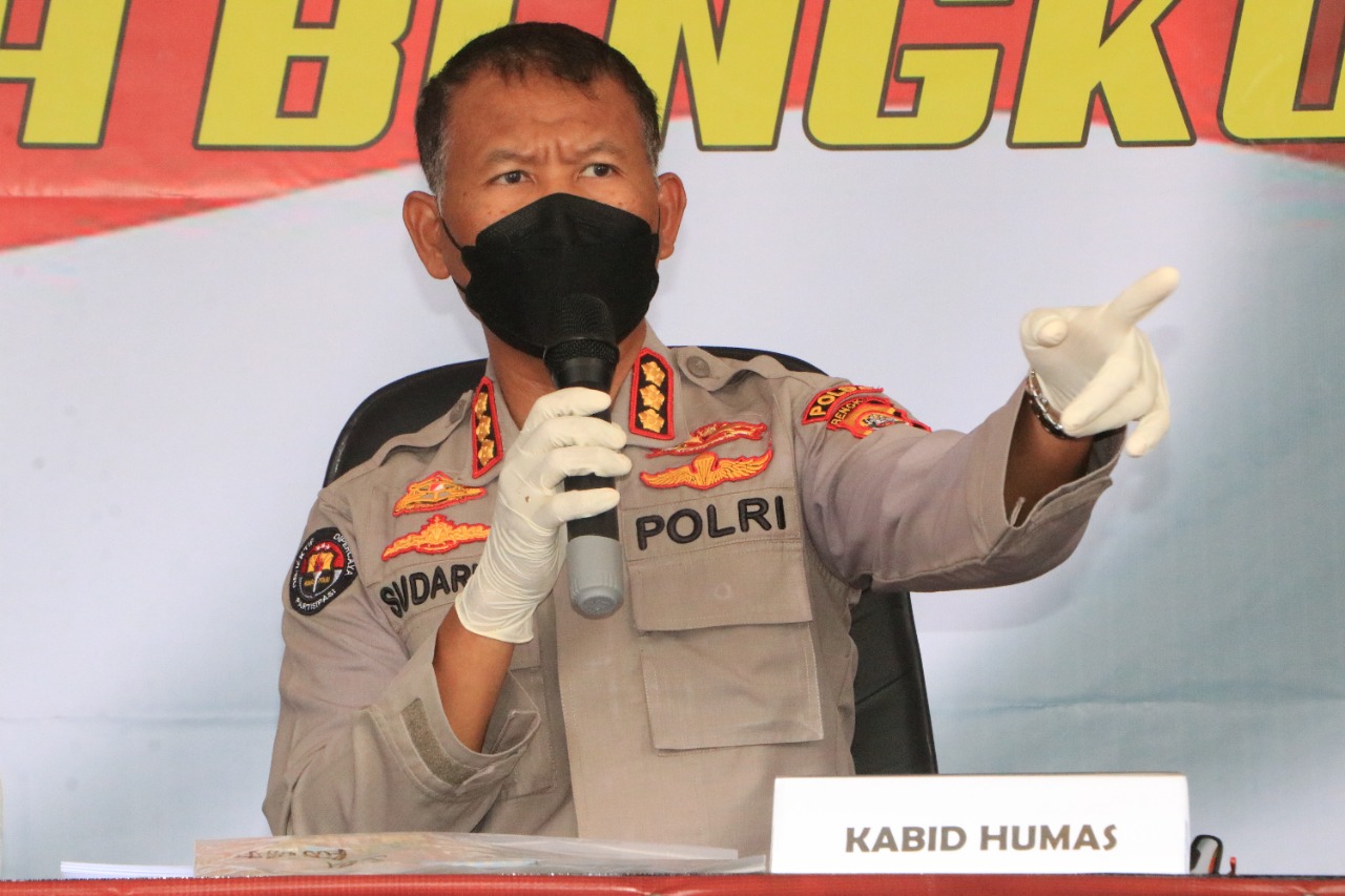 Keterangan Kabid Humas Polda Bengkulu Kombes Pol Sudarno. (Foto: PMJ News). 