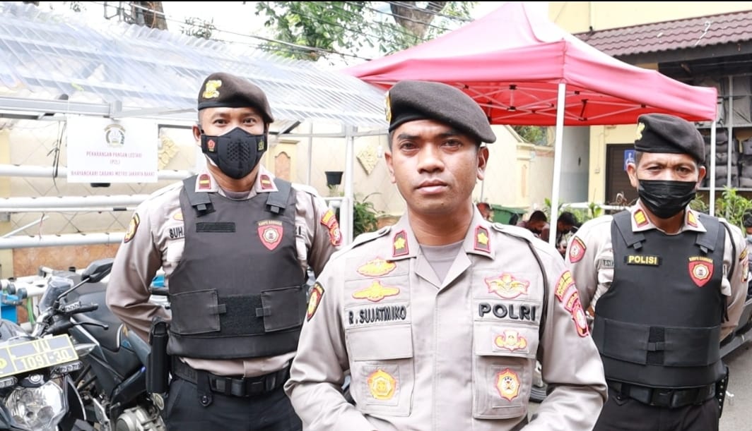 Keterangan Kasat Samapta Polres Jakbar Kompol Rahmad Sujatmiko. (Foto: PMJ News). 