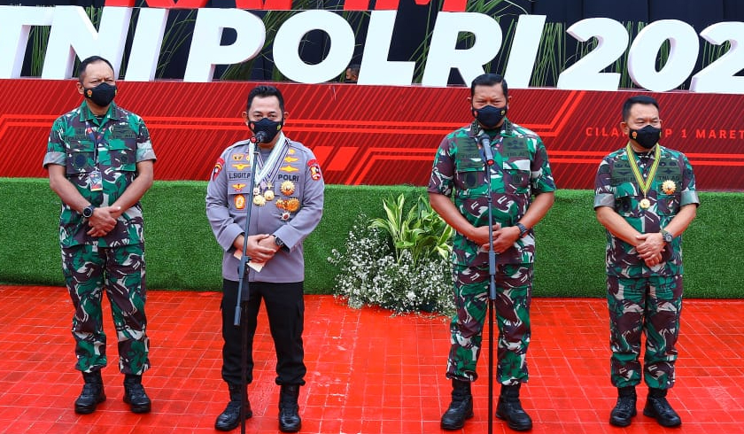 Kapolri Jenderal Listyo Sigit Prabowo menghadiri Rapat Pimpinan (Rapim) TNI-Polri tahun 2022. (Foto: PMJ News)