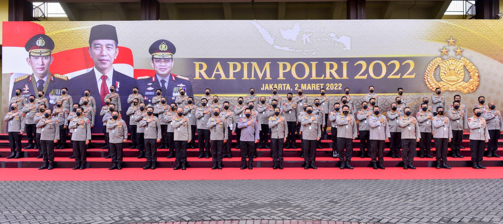 Kapolri Jenderal Listyo Sigit Prabowo di Rapim Polri. (Foto: PMJ News)