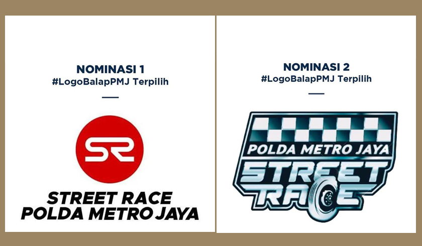 Nominasi logo Street Race Polda Metro Jaya. (Foto: PMJ News/Instagram @kapoldametrojaya)