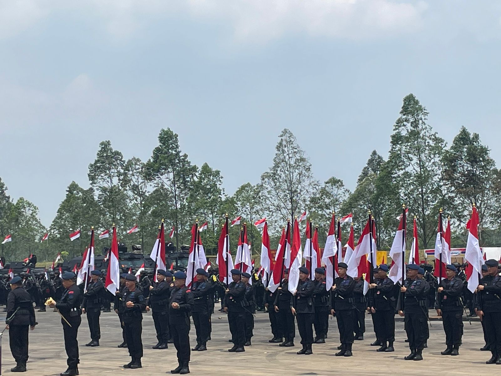 Kapolri Jendral Pol Listiyo Sigit Prabowo membuka Rakernis Korps Brimob Polri 2022. (Foto: PMJ News). 