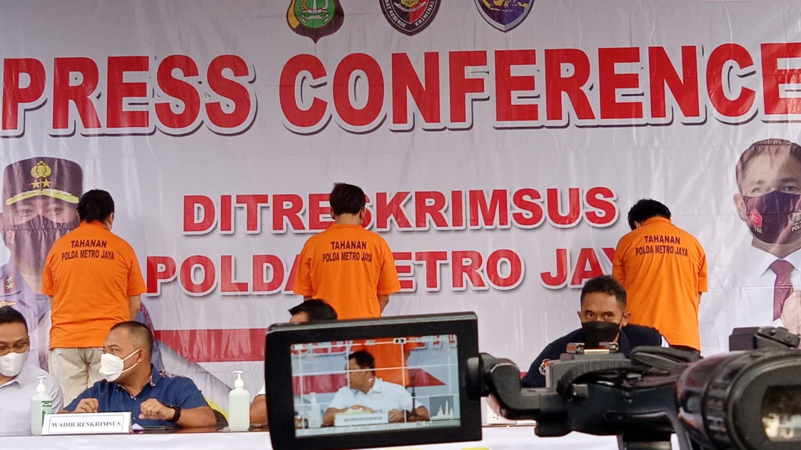 Keterangan Direktur Reserse Kriminal Khusus Polda Metro Jaya, Kombes Pol Auliansyah Lubis. (Foto: PMJ News/ Yeni)