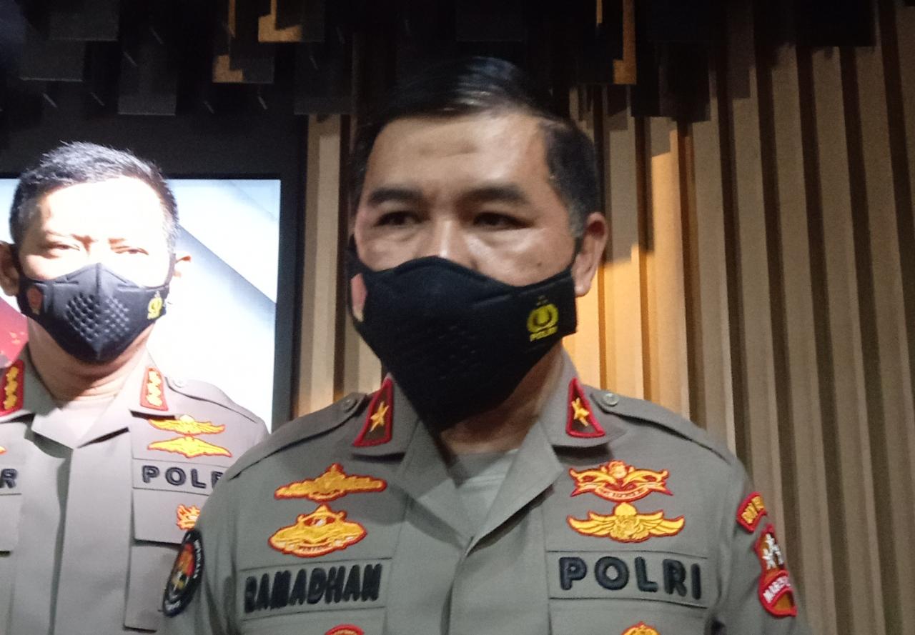 Keterangan Karo Penmas Divisi Humas Polri Brigjen Pol Ahmad Ramadhan. (Foto: PMJ News/ Yeni)